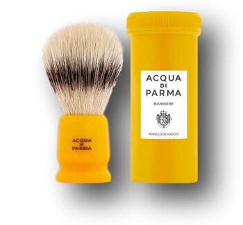 ACQUA DI PARMA Barbiere Yellow Travel Shaving Brush